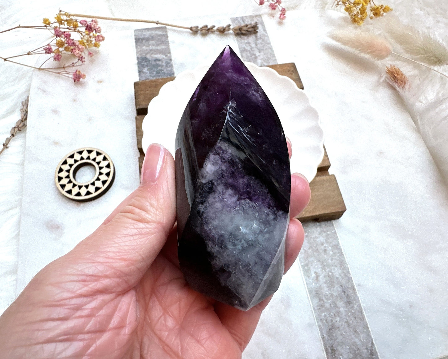 Watermelon Fluorite Flame
