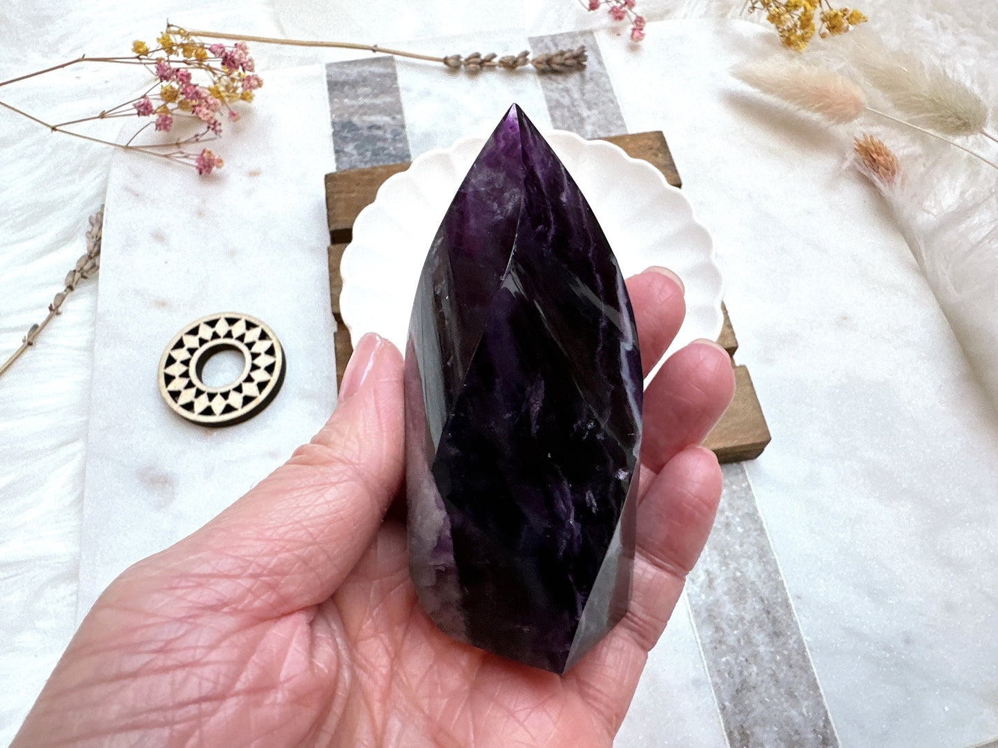 Watermelon Fluorite Flame