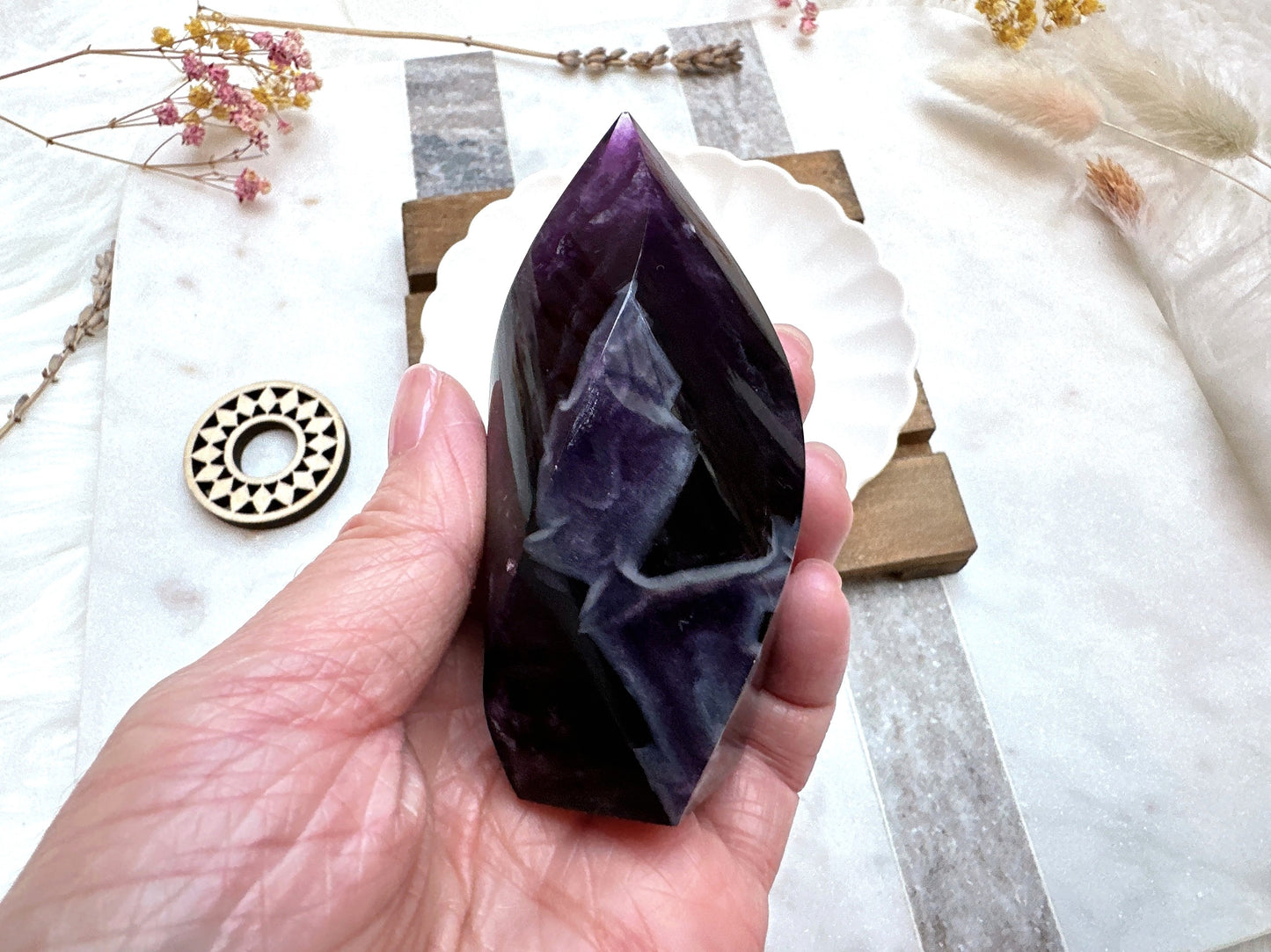 Watermelon Fluorite Flame