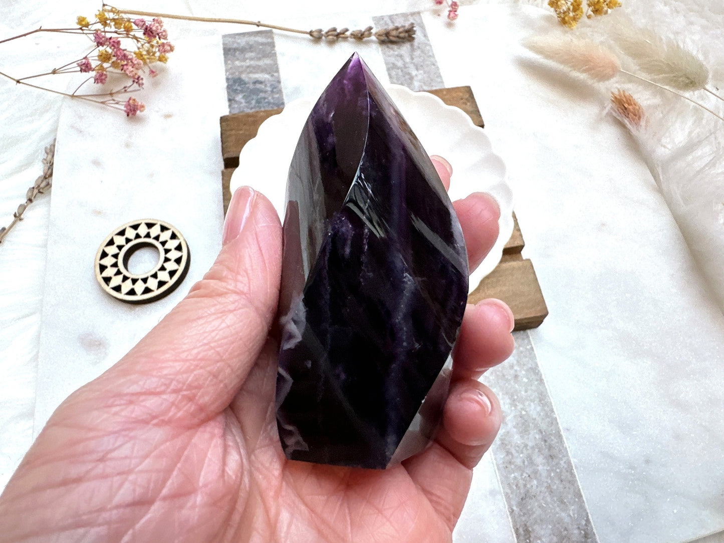 Watermelon Fluorite Flame