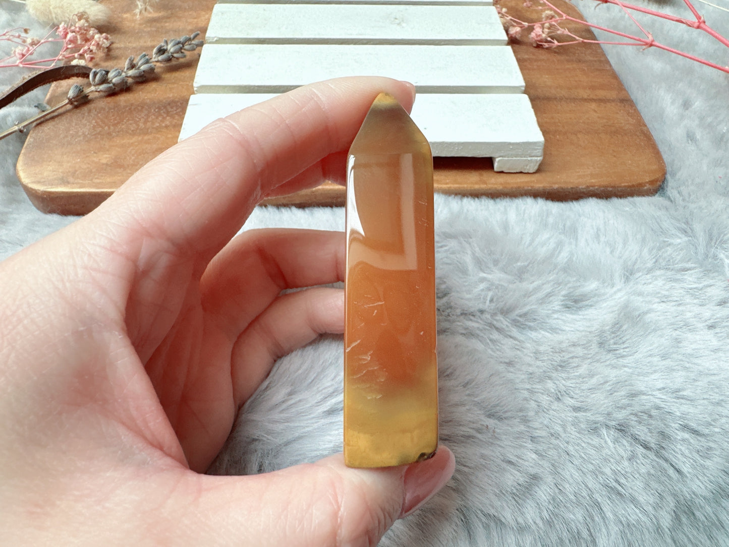 Small Agate Druzy Tower