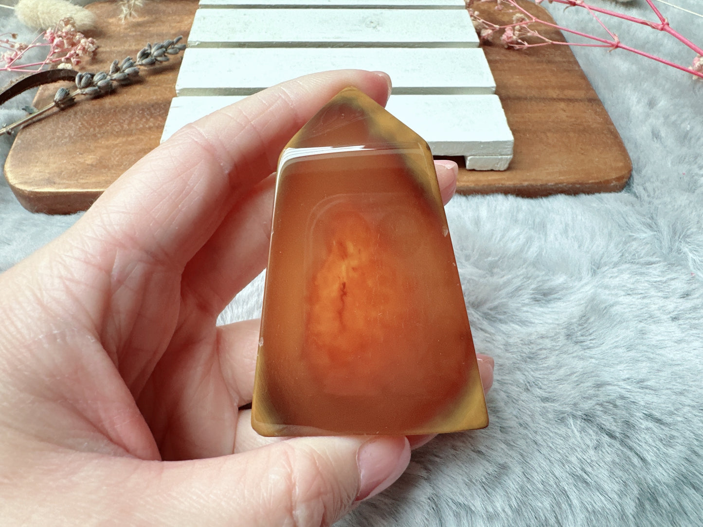 Small Agate Druzy Tower