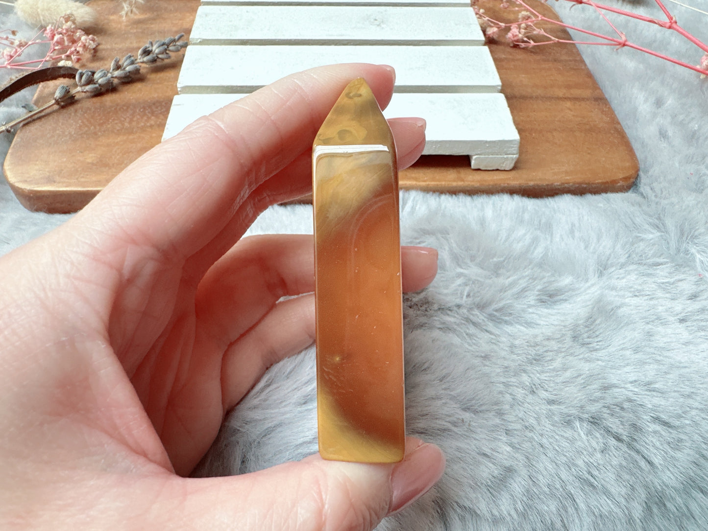 Small Agate Druzy Tower