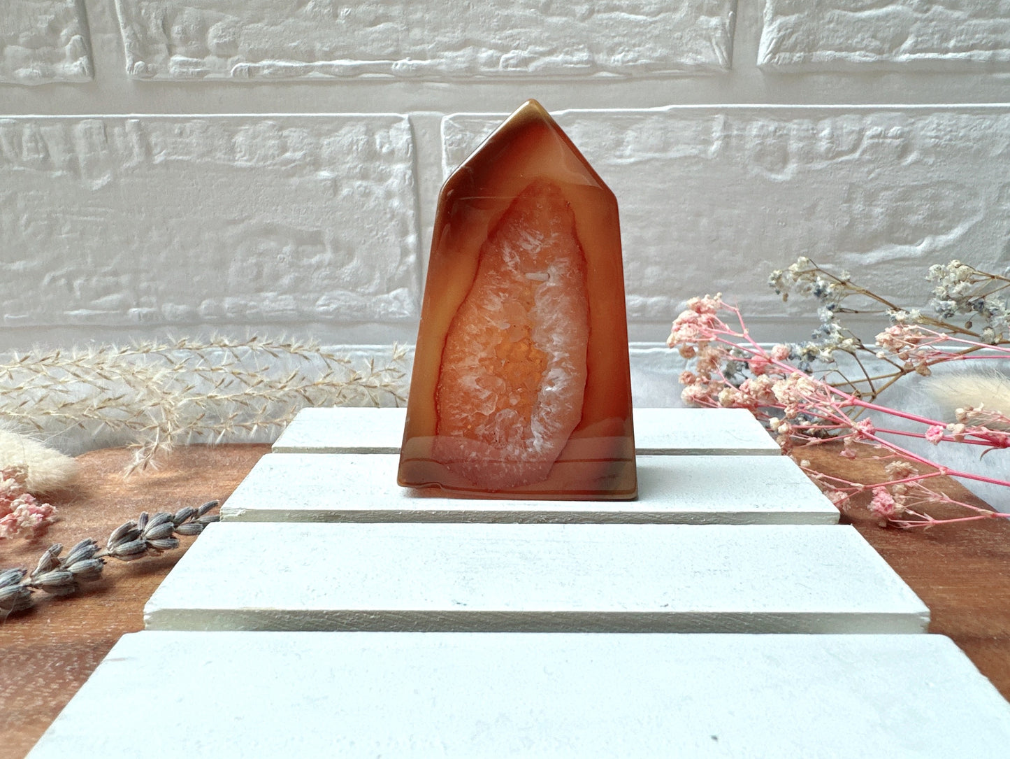 Small Agate Druzy Tower
