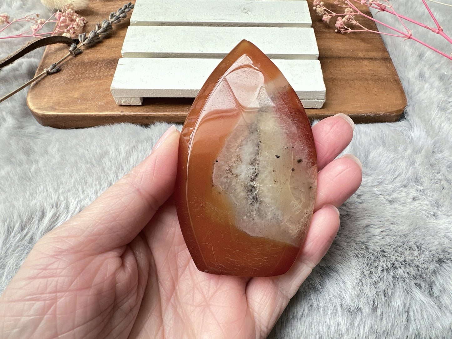 Small Carnelian Flame