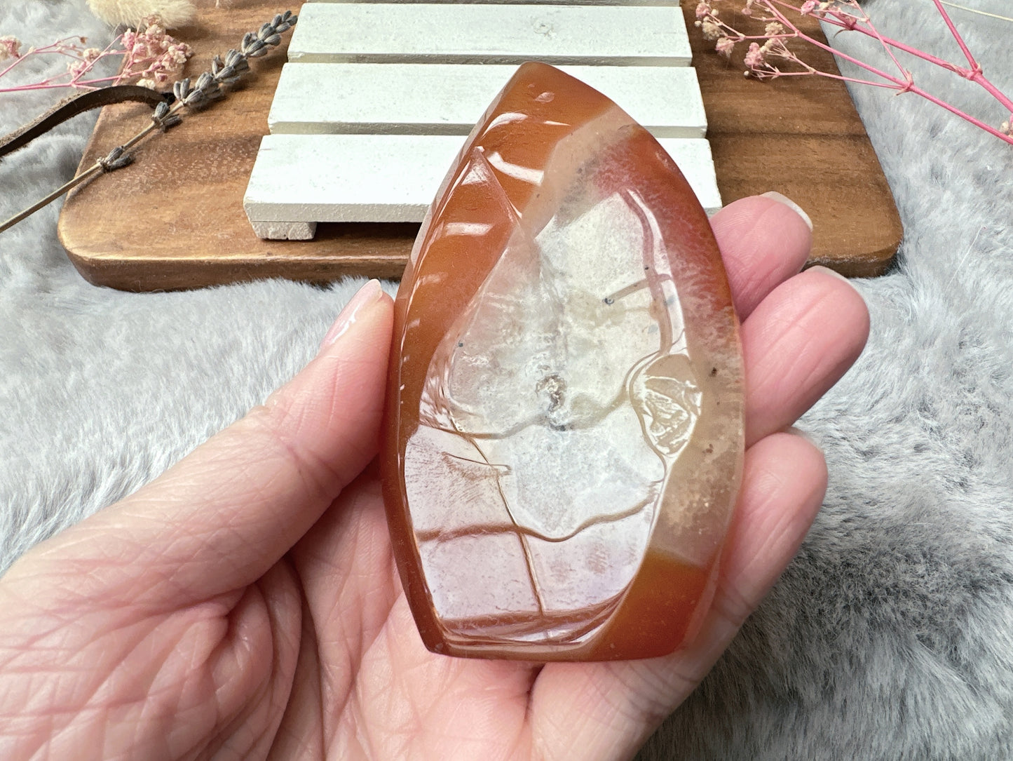 Small Carnelian Flame