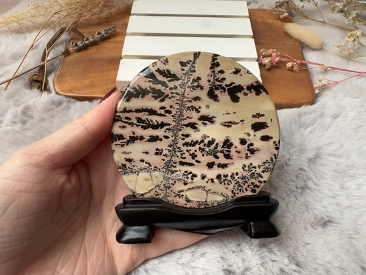 Picture Jasper Slab with Attached Stand
