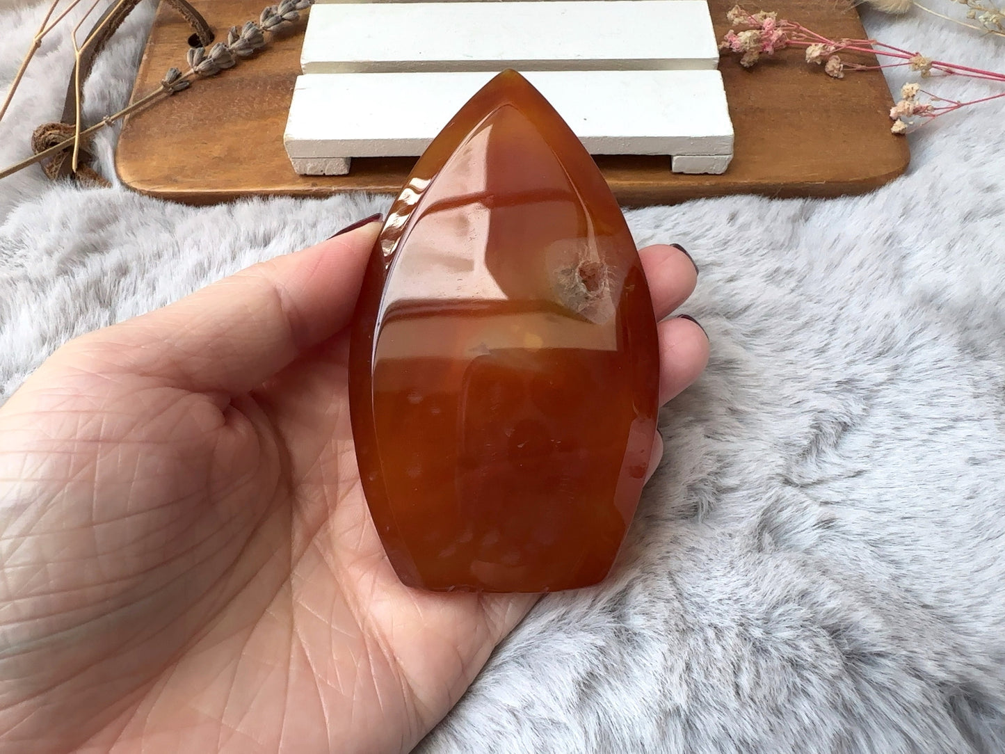 Carnelian Flame/Free Form (Imperfect)