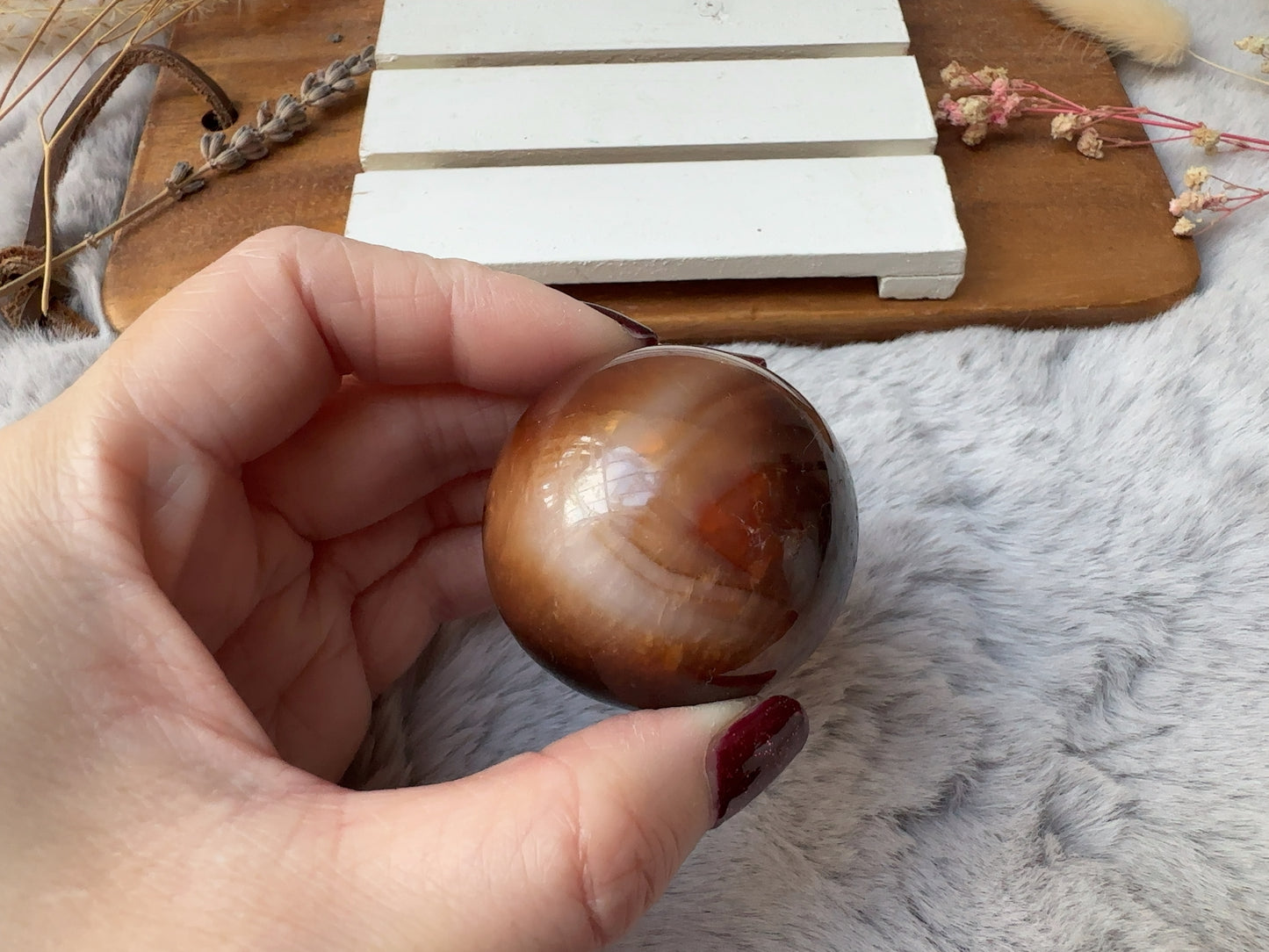 Small Carnelian Sphere (Imperfect)