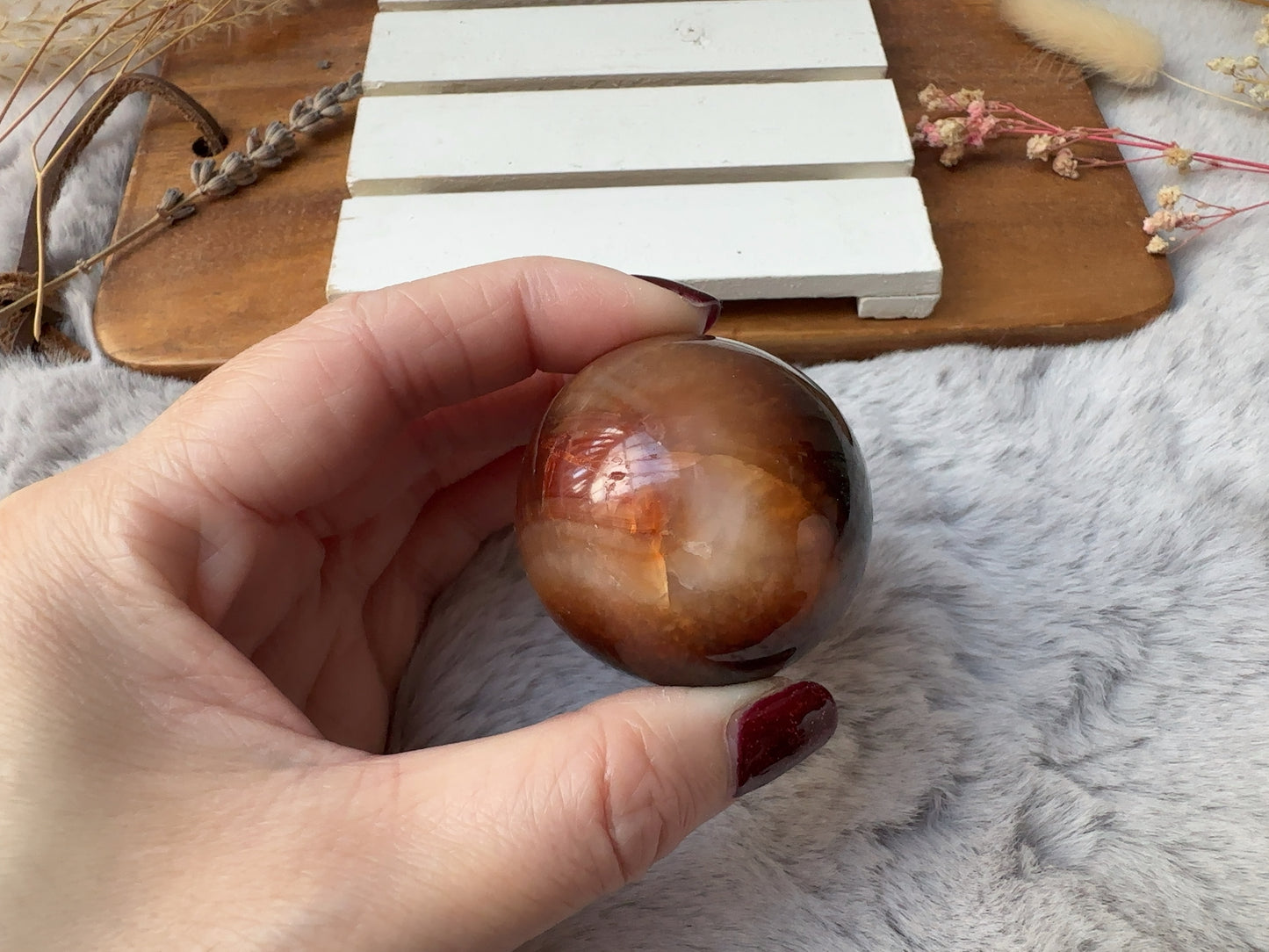Small Carnelian Sphere (Imperfect)