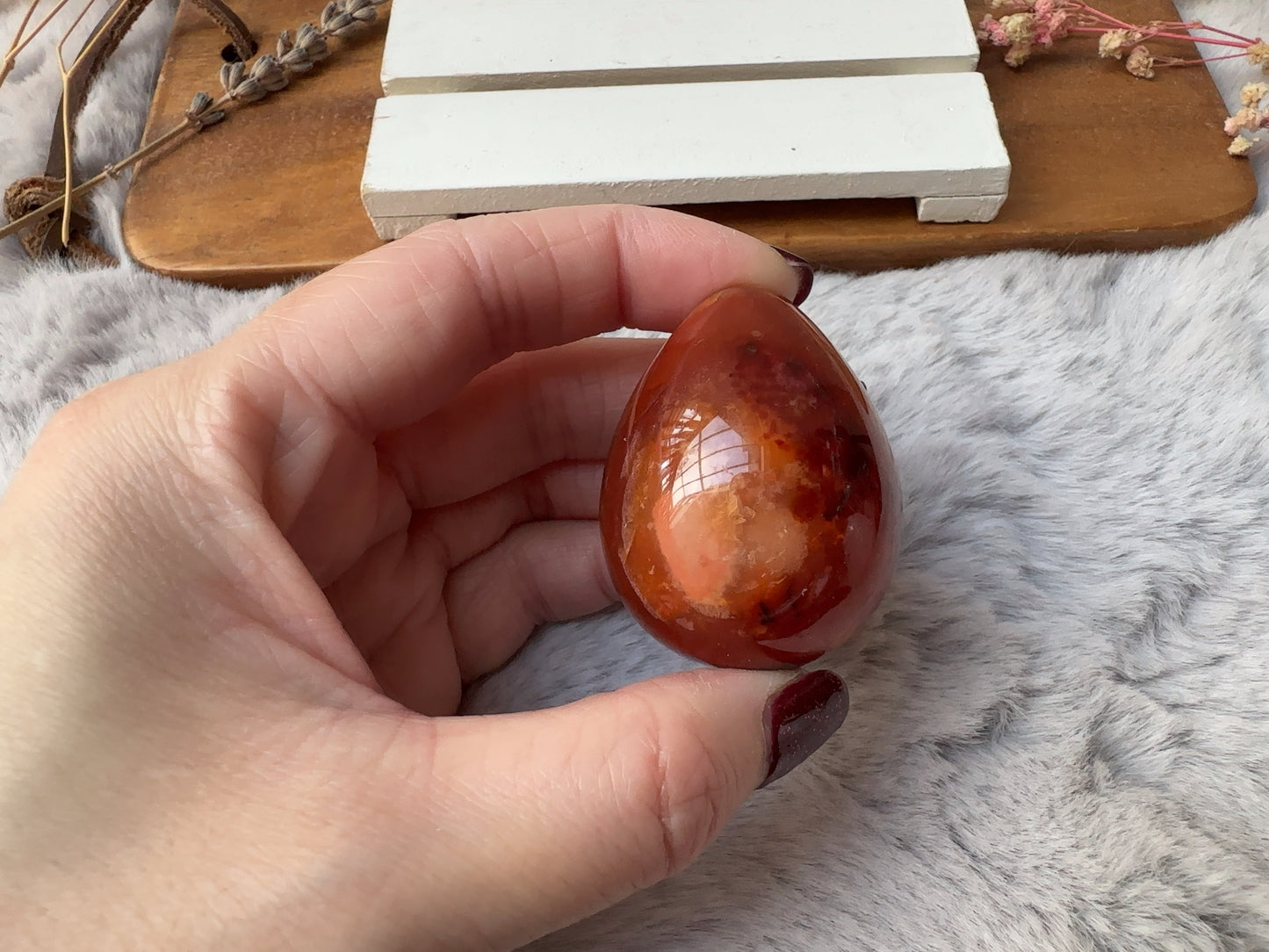 Small Carnelian Egg (Imperfect)