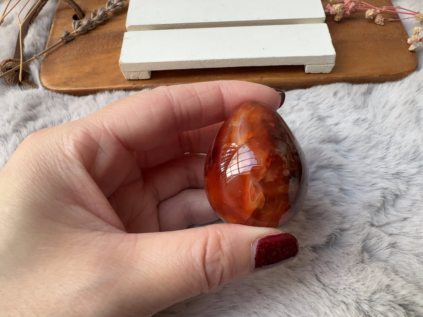 Small Carnelian Egg (Imperfect)
