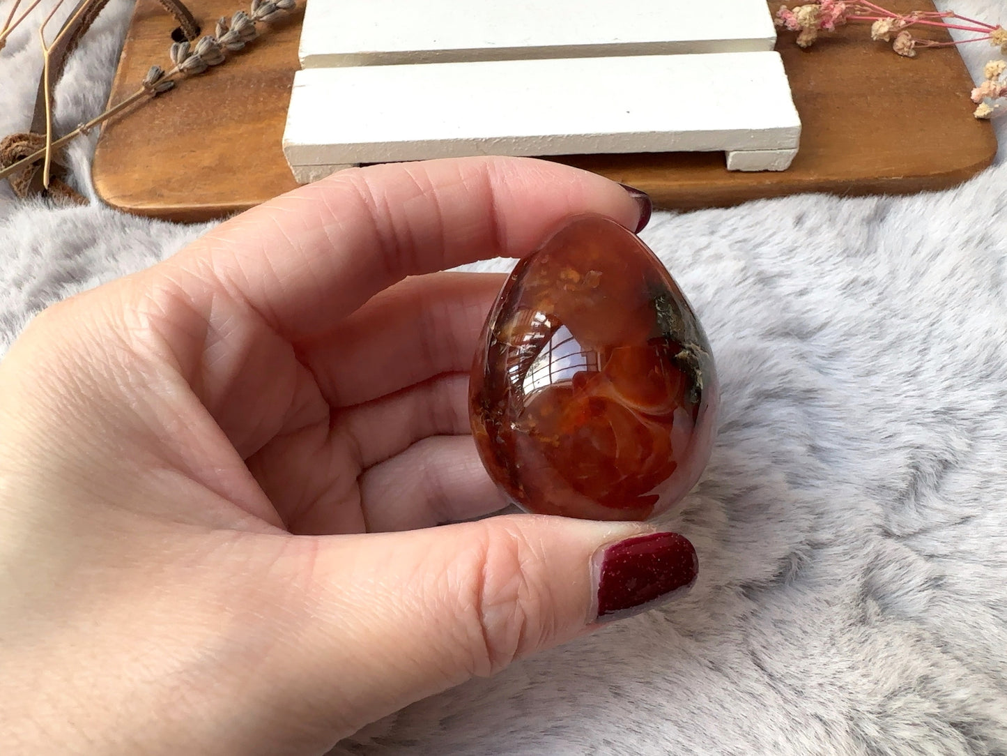 Small Carnelian Egg (Imperfect)