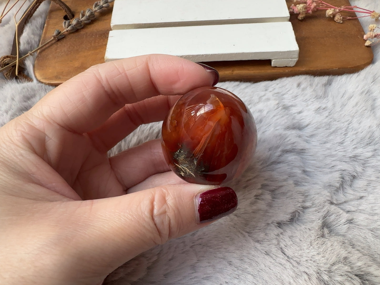 Small Carnelian Egg (Imperfect)