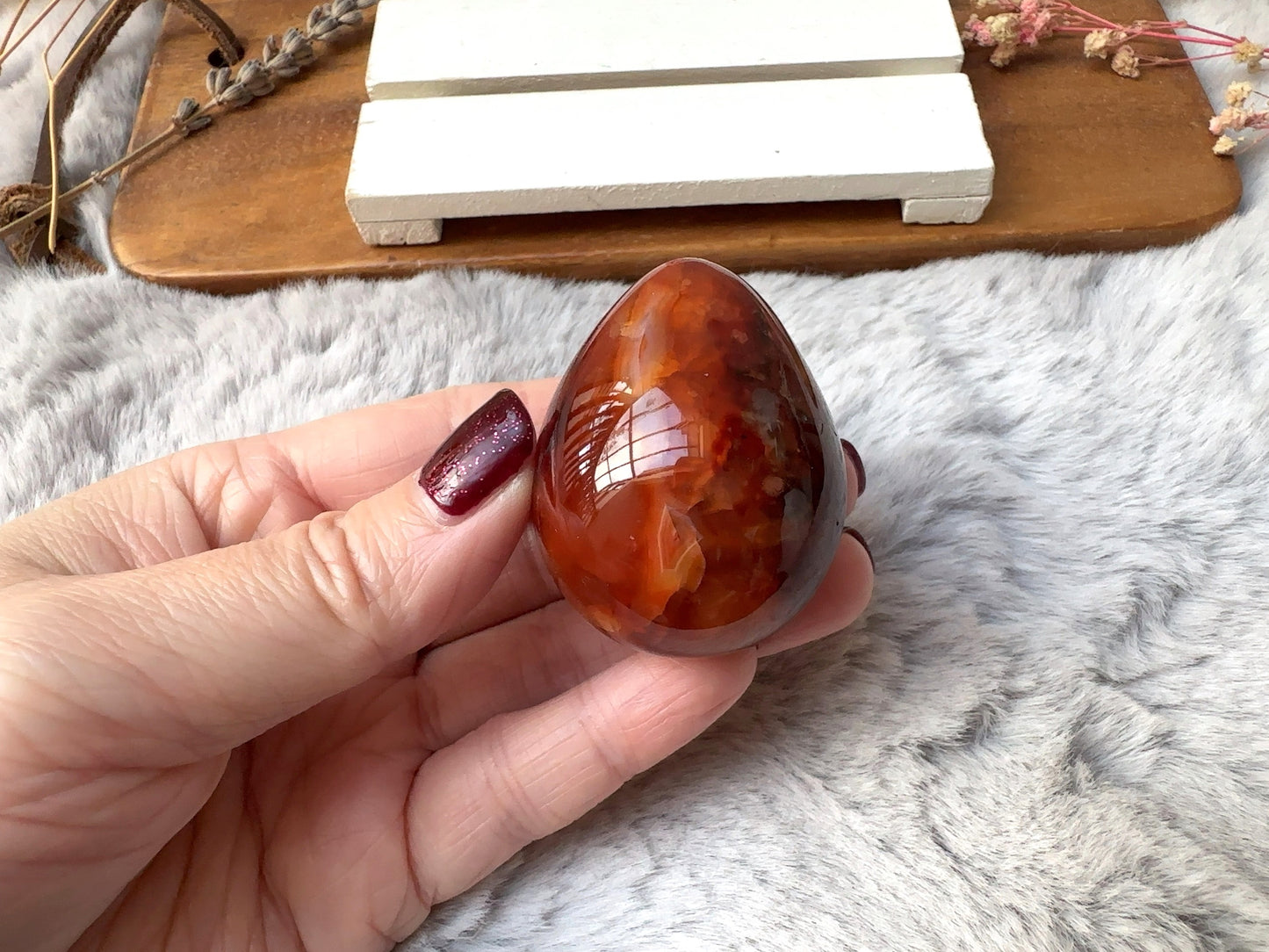 Small Carnelian Egg (Imperfect)