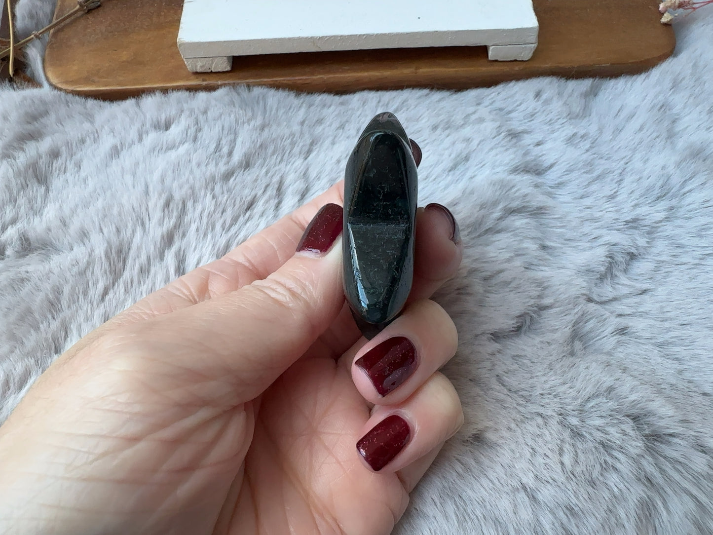 Small Moss Agate Star