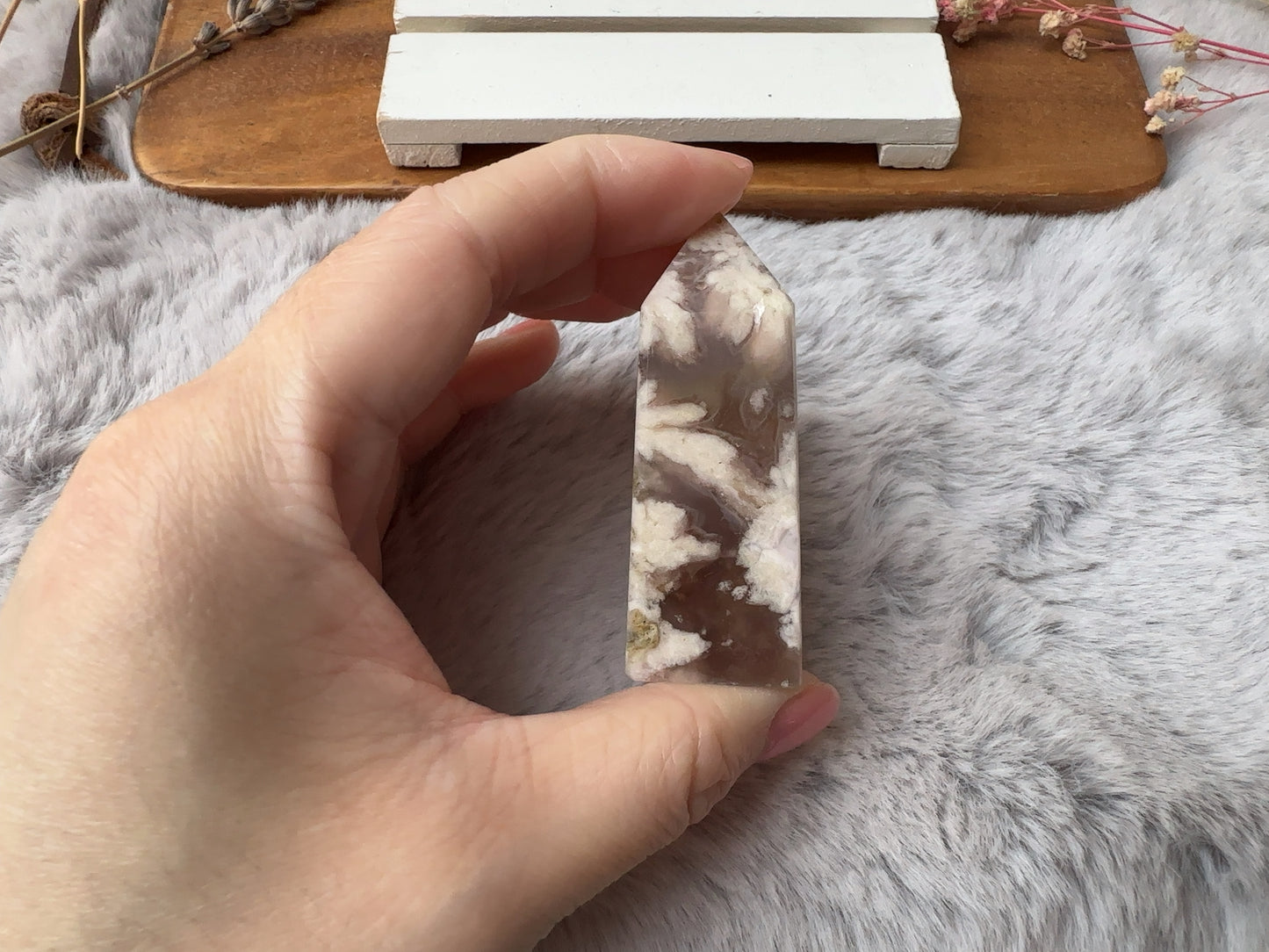 Extra Small Flower Agate Tower (Imperfect)
