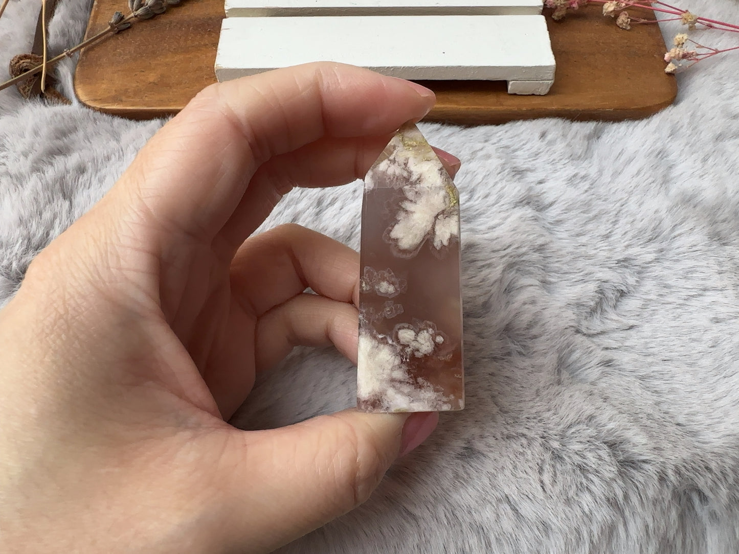 Extra Small Flower Agate Tower (Imperfect)