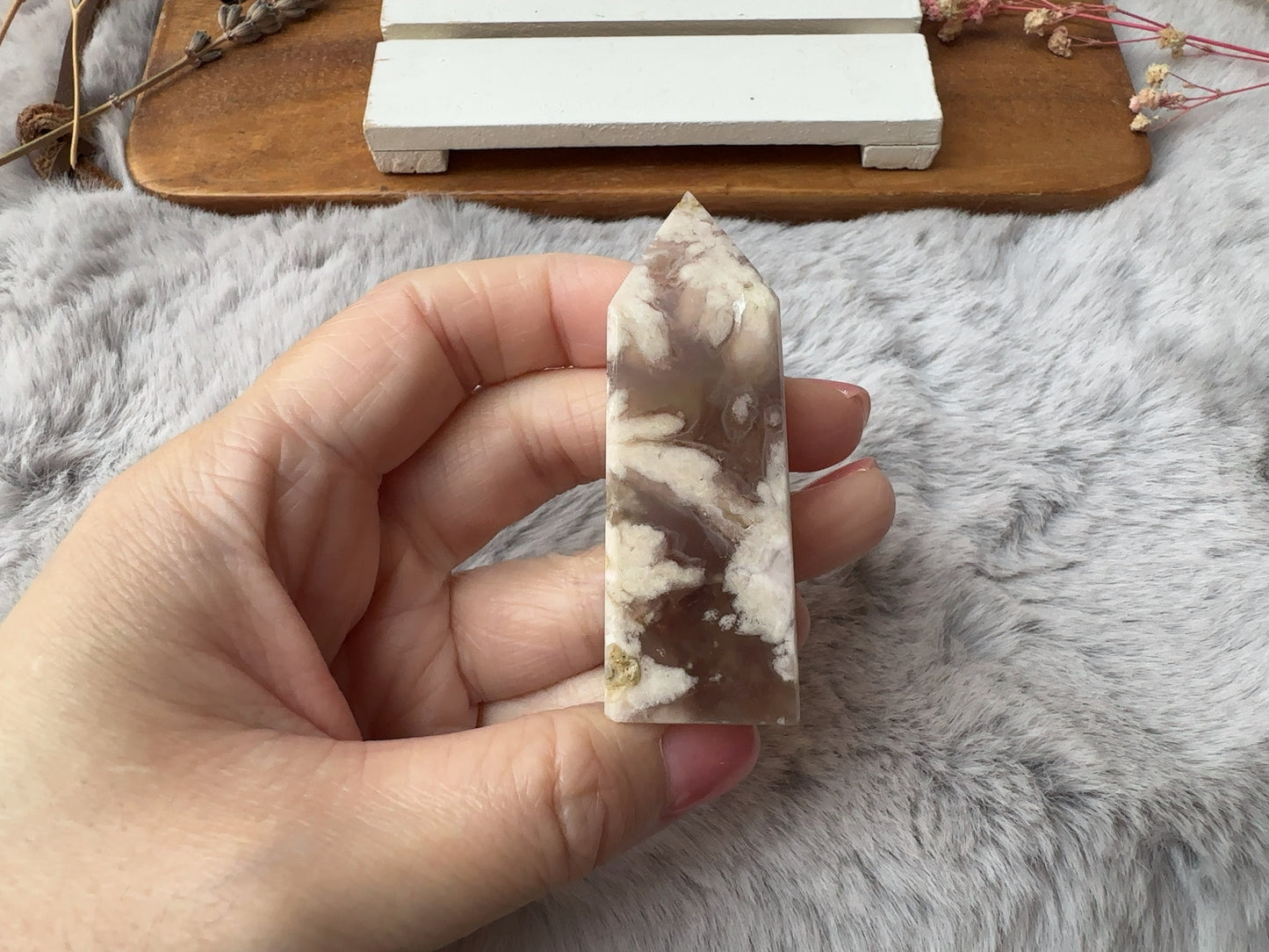 Extra Small Flower Agate Tower (Imperfect)