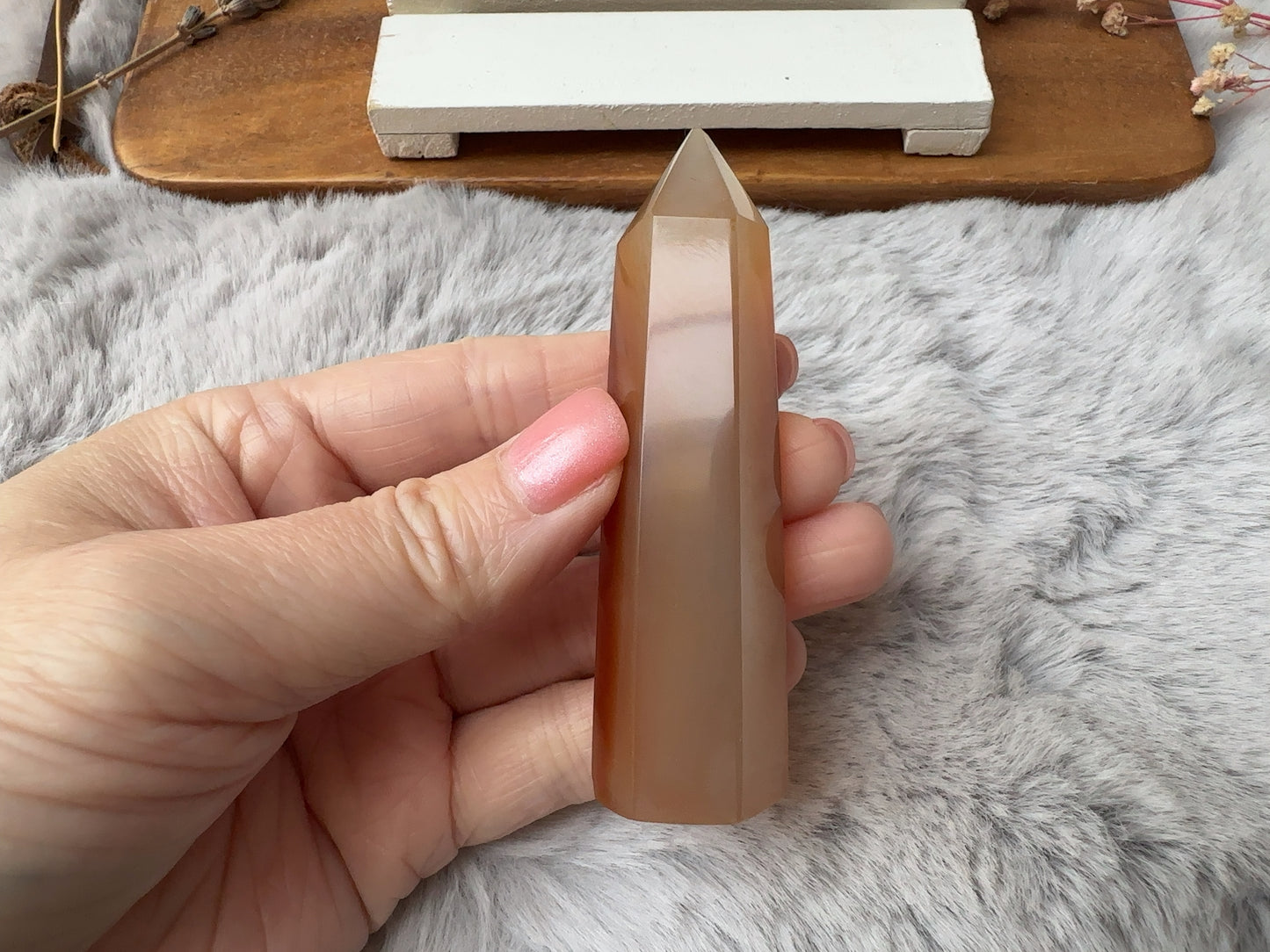 Small Banded Carnelian Tower (Imperfect) - C3