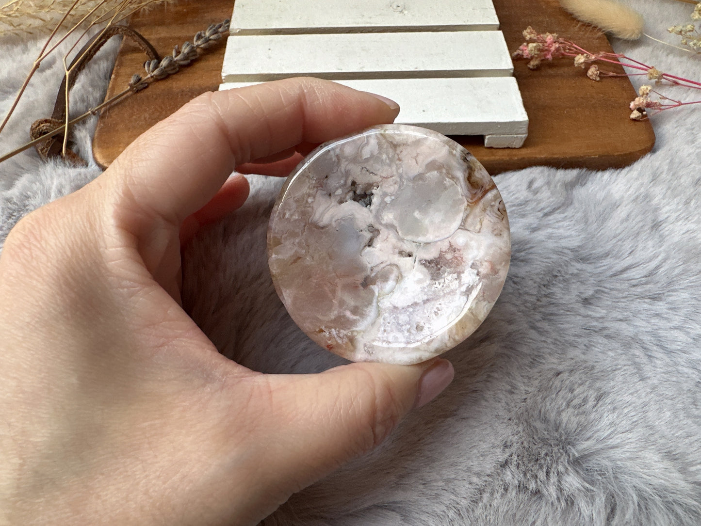 Mini Flower Agate Bowl/Dish