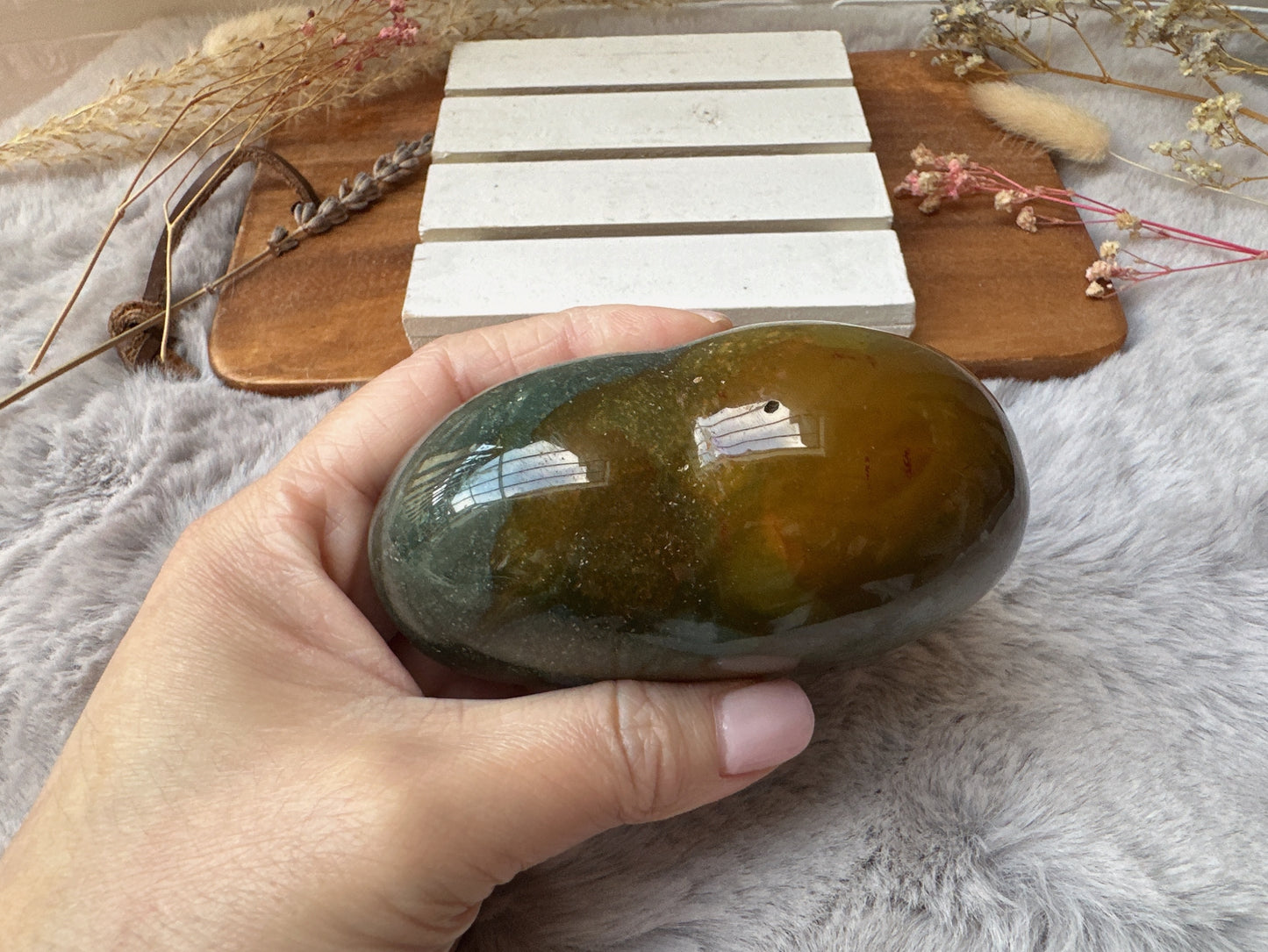 Ocean Jasper Heart