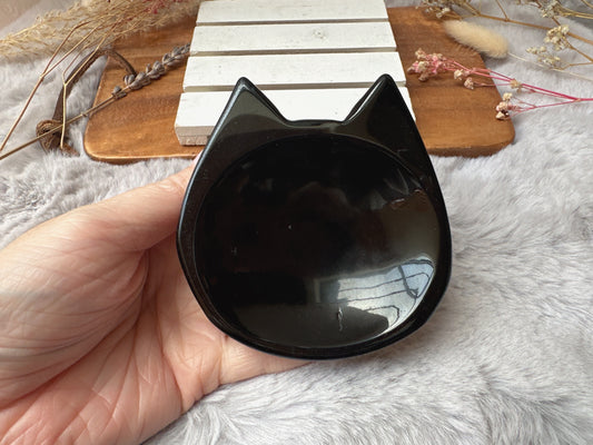 Small Black Obsidian Bowl/Dish