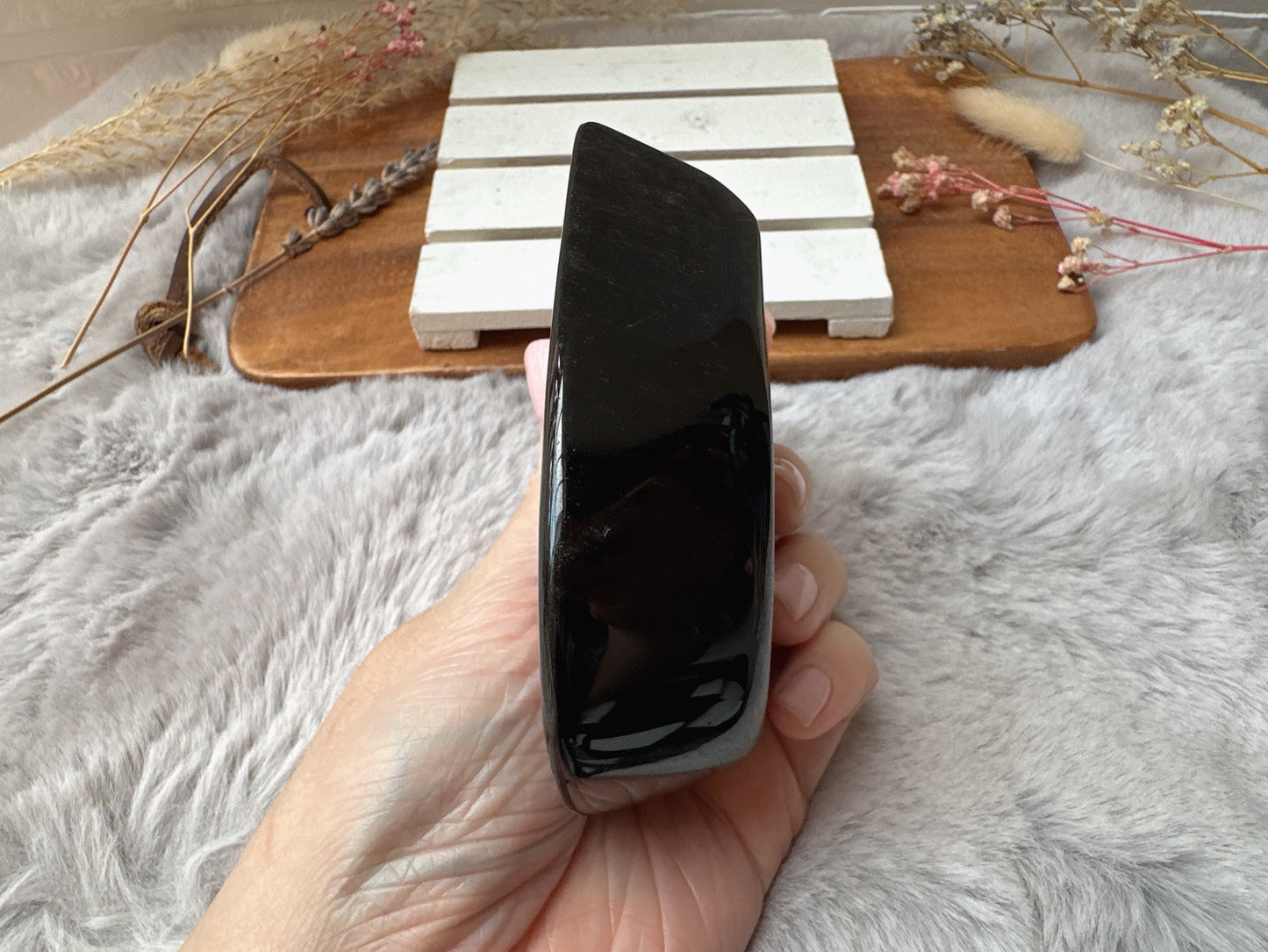 Small Black Obsidian Bowl/Dish