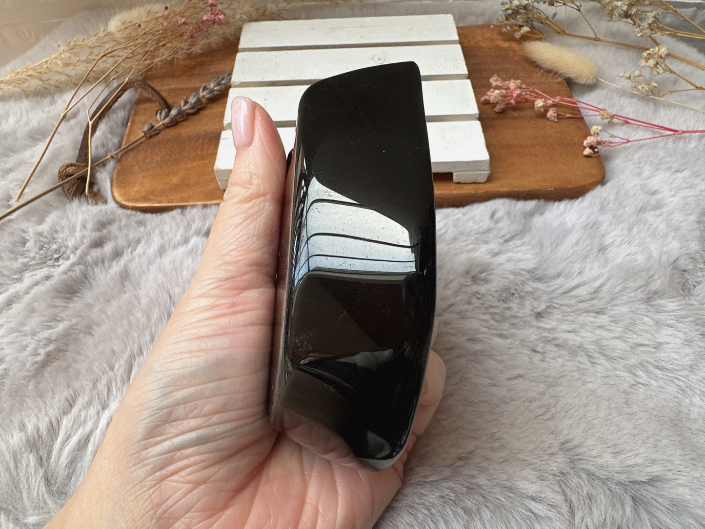 Small Black Obsidian Bowl/Dish