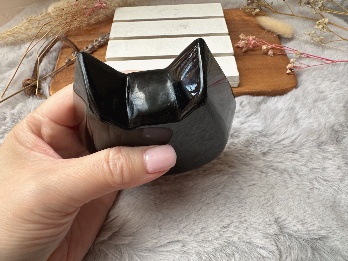 Small Black Obsidian Bowl/Dish