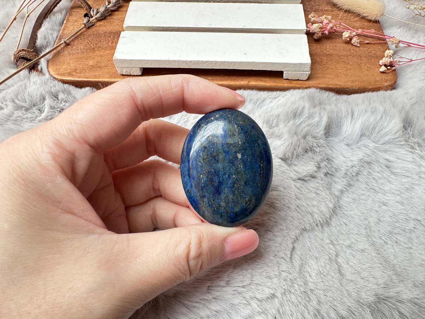 Small Lapis Lazuli Palm Stone