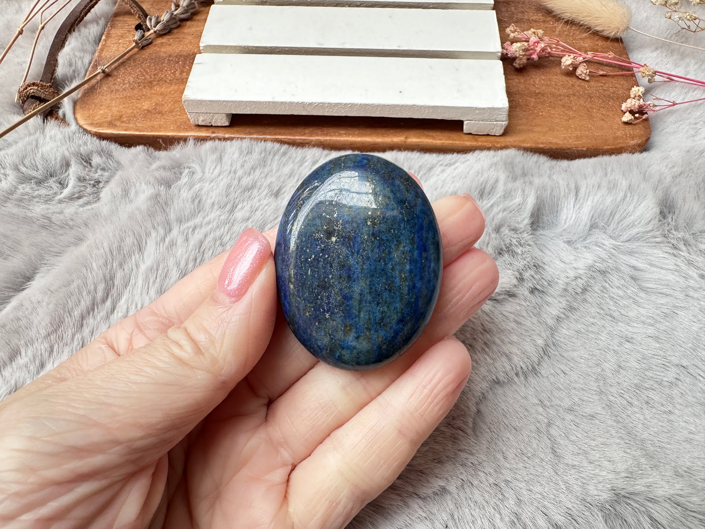 Small Lapis Lazuli Palm Stone