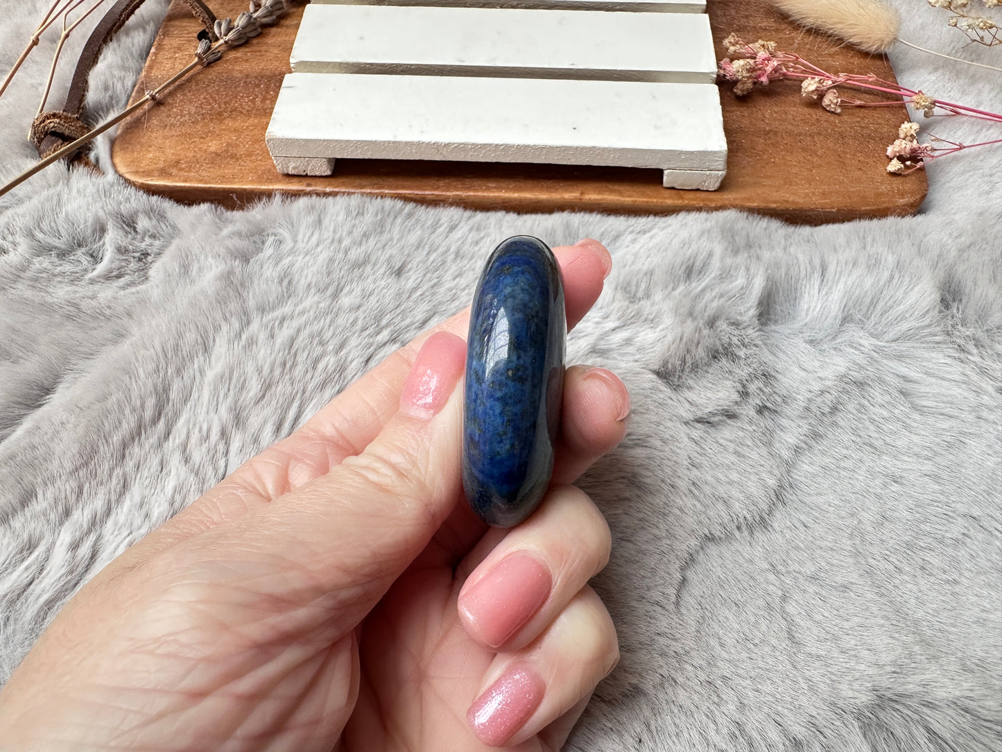 Small Lapis Lazuli Palm Stone