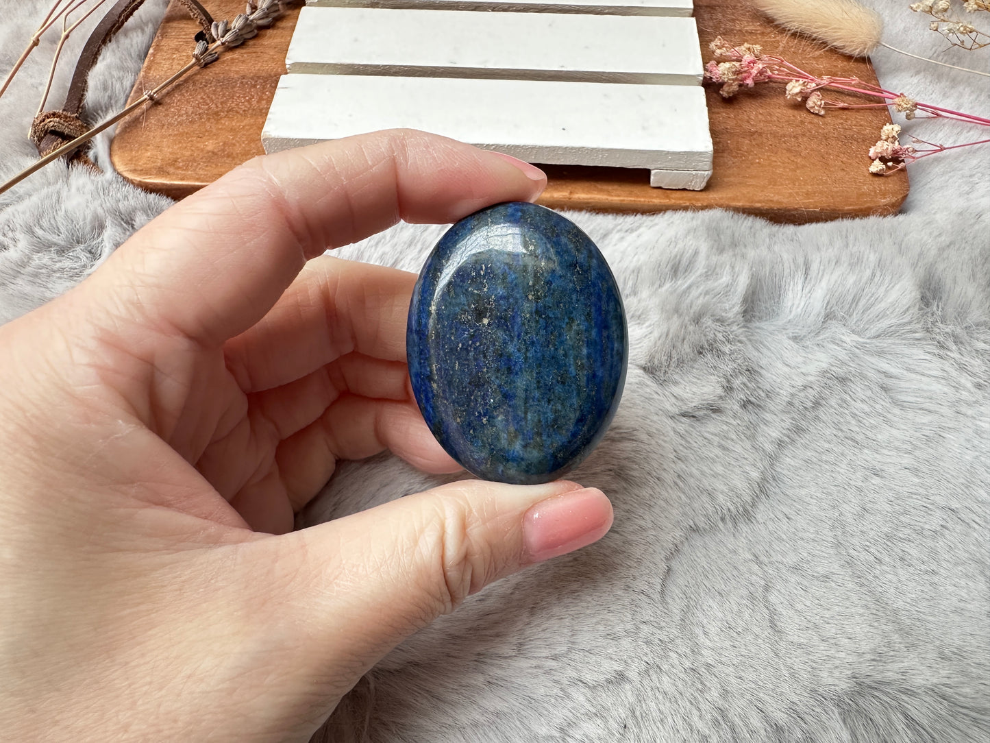 Small Lapis Lazuli Palm Stone