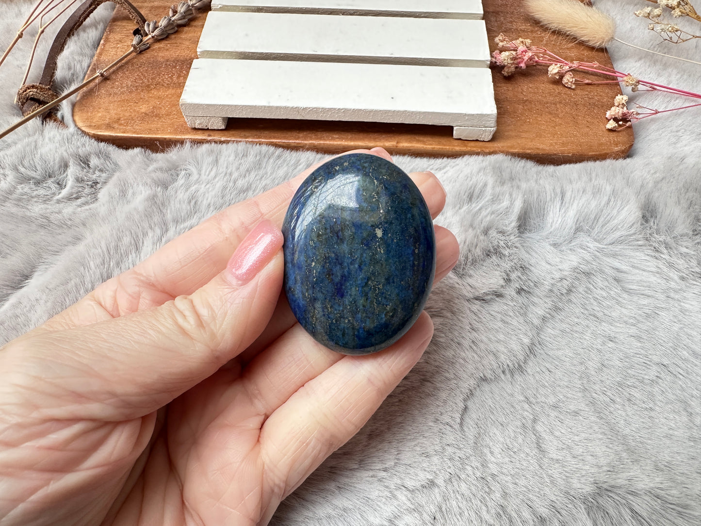 Small Lapis Lazuli Palm Stone