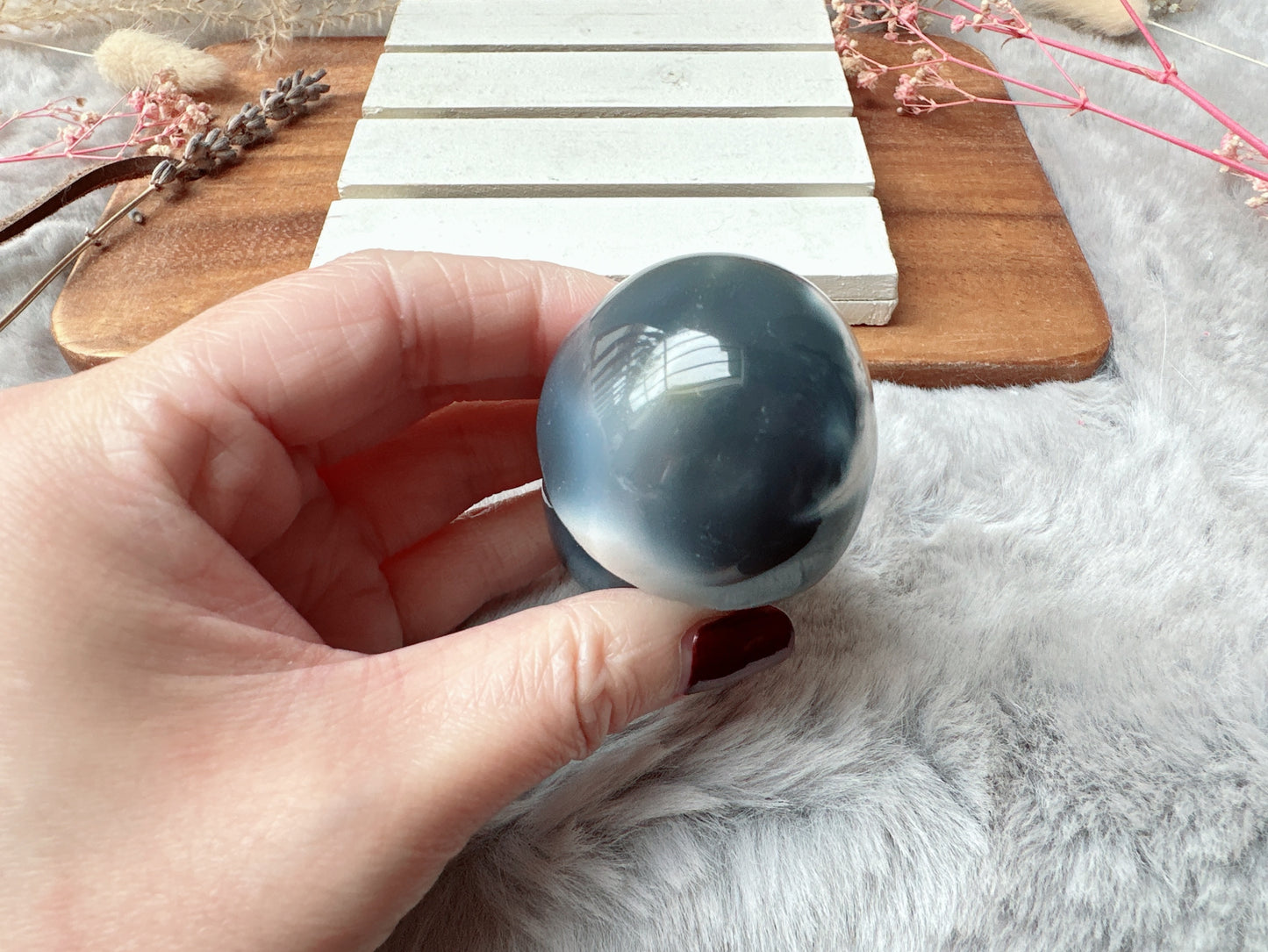 Orca Agate Mushroom
