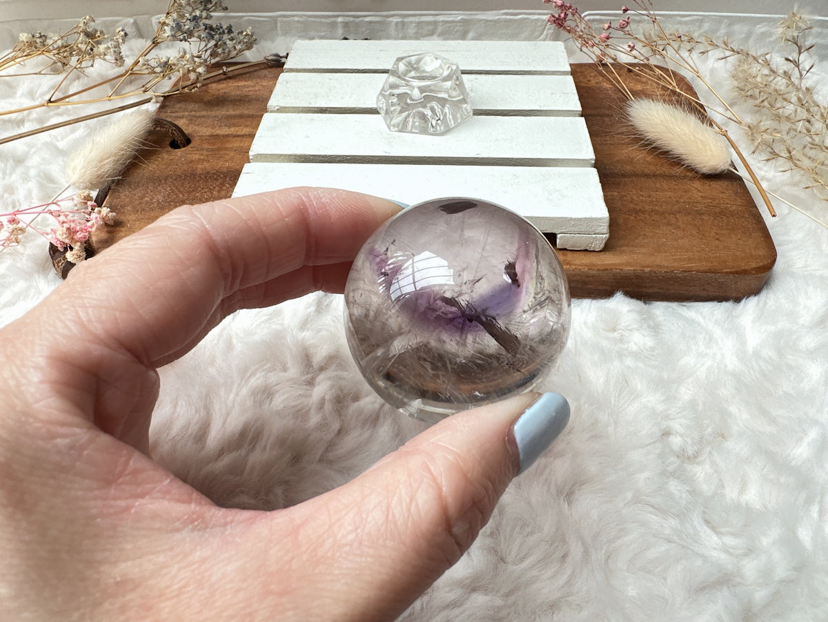 Small Phantom Amethyst Sphere (PA8)