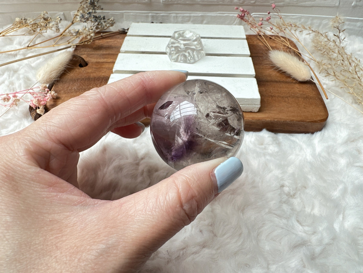 Small Phantom Amethyst Sphere (PA8)