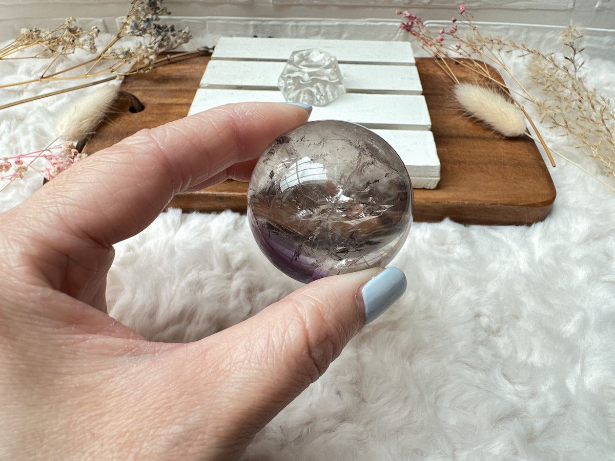 Small Phantom Amethyst Sphere (PA8)
