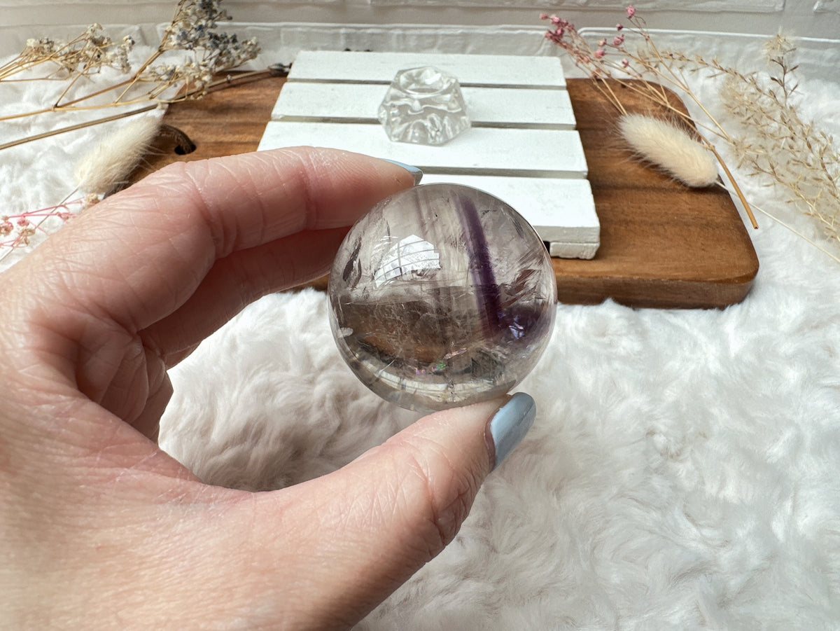 Small Phantom Amethyst Sphere (PA8)