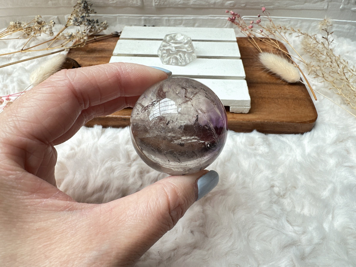 Small Phantom Amethyst Sphere (PA8)