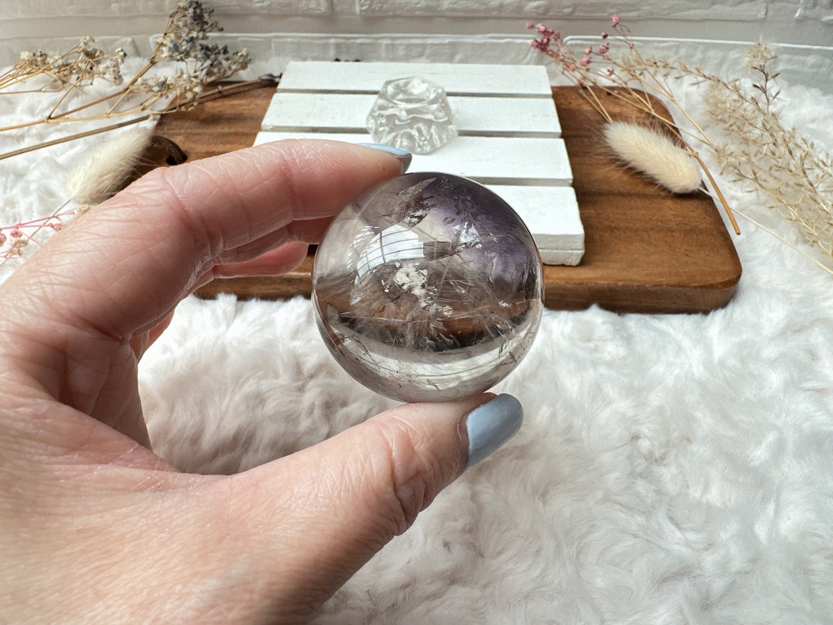 Small Phantom Amethyst Sphere (PA8)