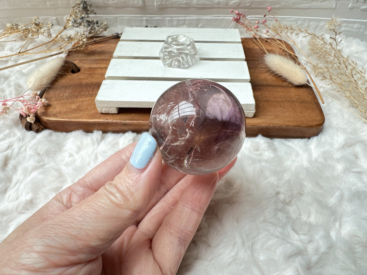 Small Phantom Amethyst Sphere (PA8)